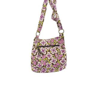 Vera Bradley Floral Quilted Crossbody Bag With Zipper
